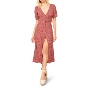 Reformation Locklin dress in Dakota